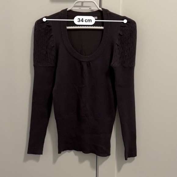 Garcia dark grey long sleeves top size XS - Picture 6 of 8